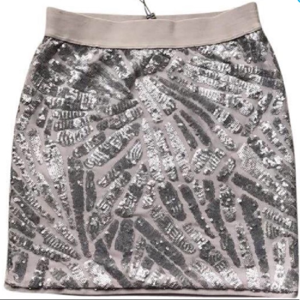 BCBG sequin mini skirt